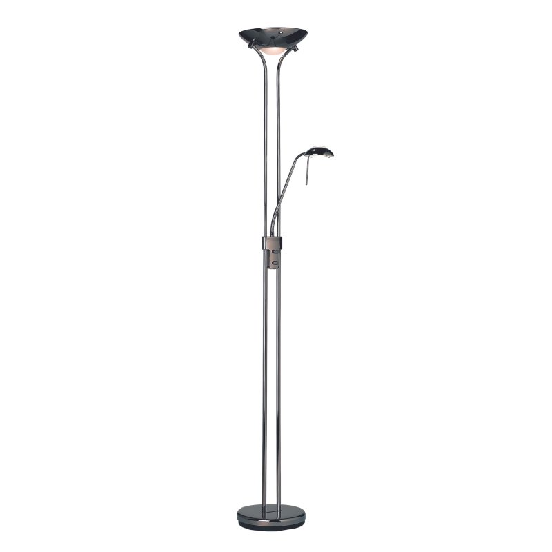 Rome Floor Lamp - Black Chrome (1)