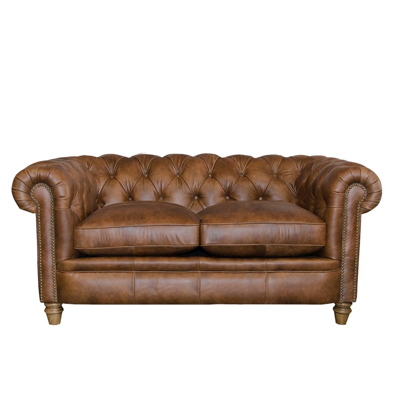 Alexander & James Abraham Junior Small Sofa in Leather 1