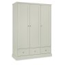 Cookes Collection Ashley Cotton Triple Wardrobe