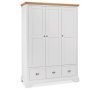 Cookes Collection Camden Two Tone Triple Wardrobe