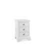 Cookes Collection Camden White 3 Drawer Nightstand