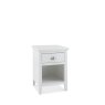 Cookes Collection Camden White 1 Drawer Nightstand