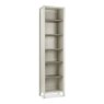 Cookes Collection Romy Soft Grey Narrow Bookcase