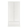 Ashley White Double Wardrobe