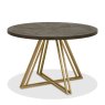 Iris Fumed Oak Circular Dining Table