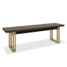 Iris Fumed Oak Dining Bench