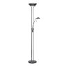 Rome Floor Lamp - Black Chrome