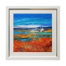 Machair Wild Cotton Framed Print