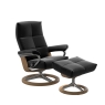 Stressless David Small Chair & Stool Signature Base 1