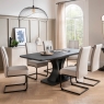 Dani Medium Extending Dining Table - Charcoal 2