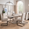 Dani Medium Extending Dining Table - Greige 5