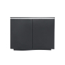 Dani 2 Door Sideboard - Charcoal 2