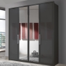 Wiemann Berlin 4 Door Mirrored Wardrobe 3