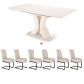 Dani Large Extending Table & 6 Chairs (1)