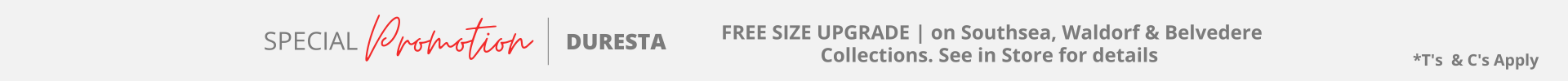Duresta Southsea Free Size Upgrade Collections Banner 