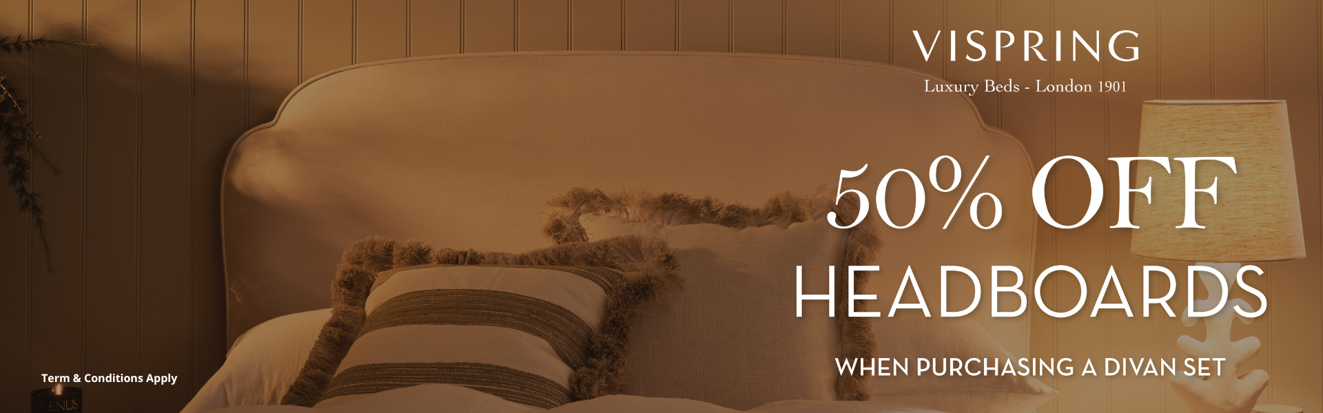 Vispring Half Price Headboard Autumn Landing Page